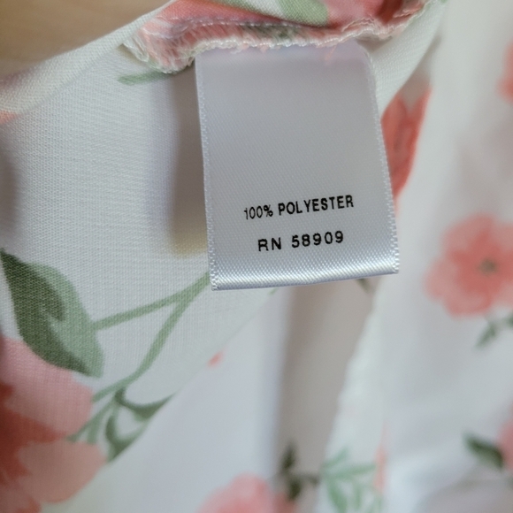 Copper Key Girl's Floral Bell Sleeve Off the shoulder Blouse Size Medium - Picture 3 of 5